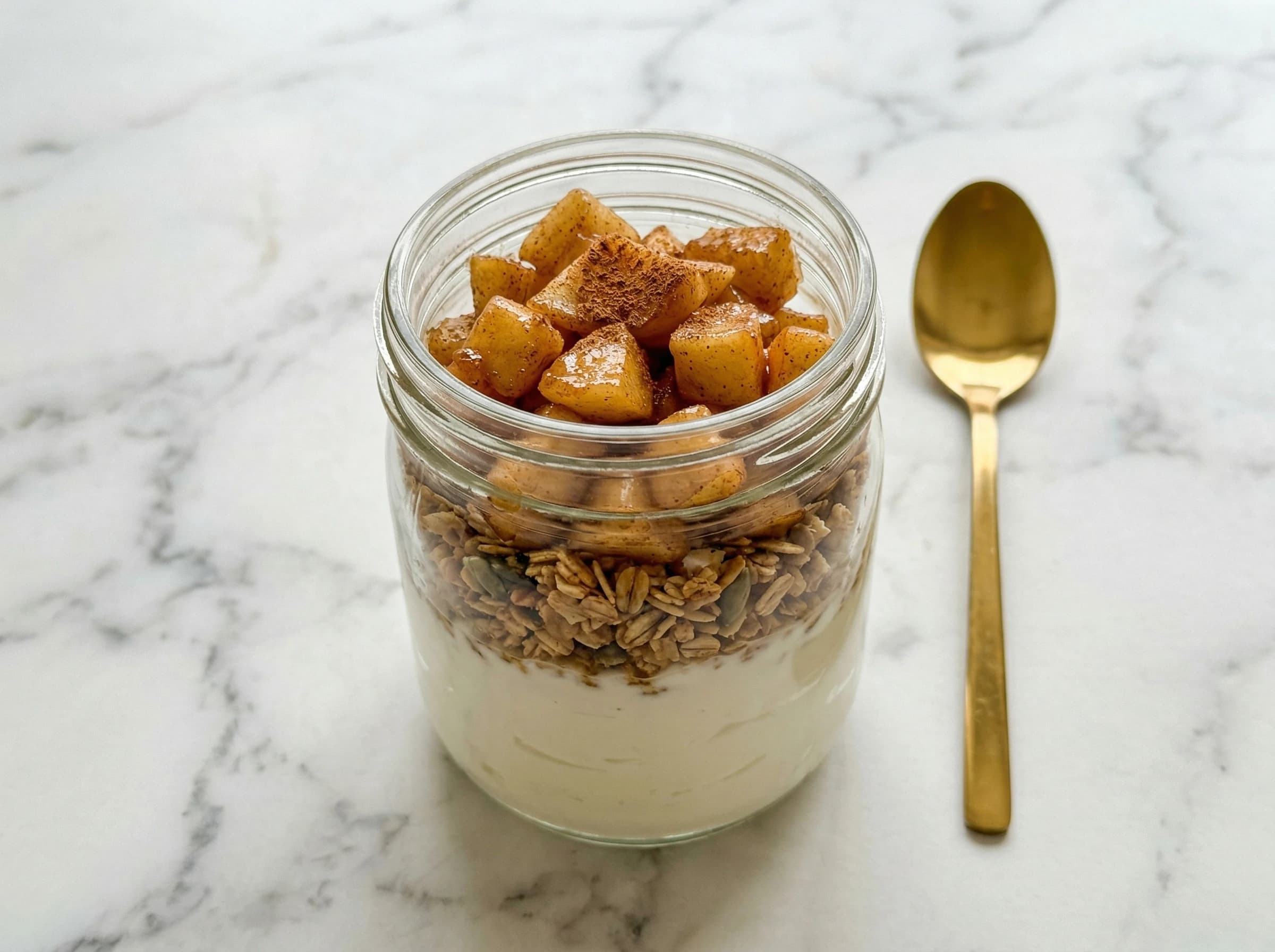 Apple Cinnamon Protein Parfait