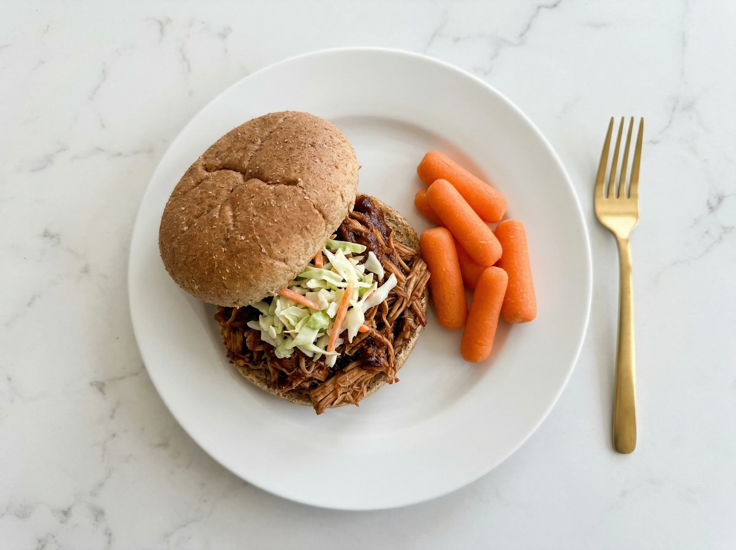 BBQ Pulled Chicken Sandwiches