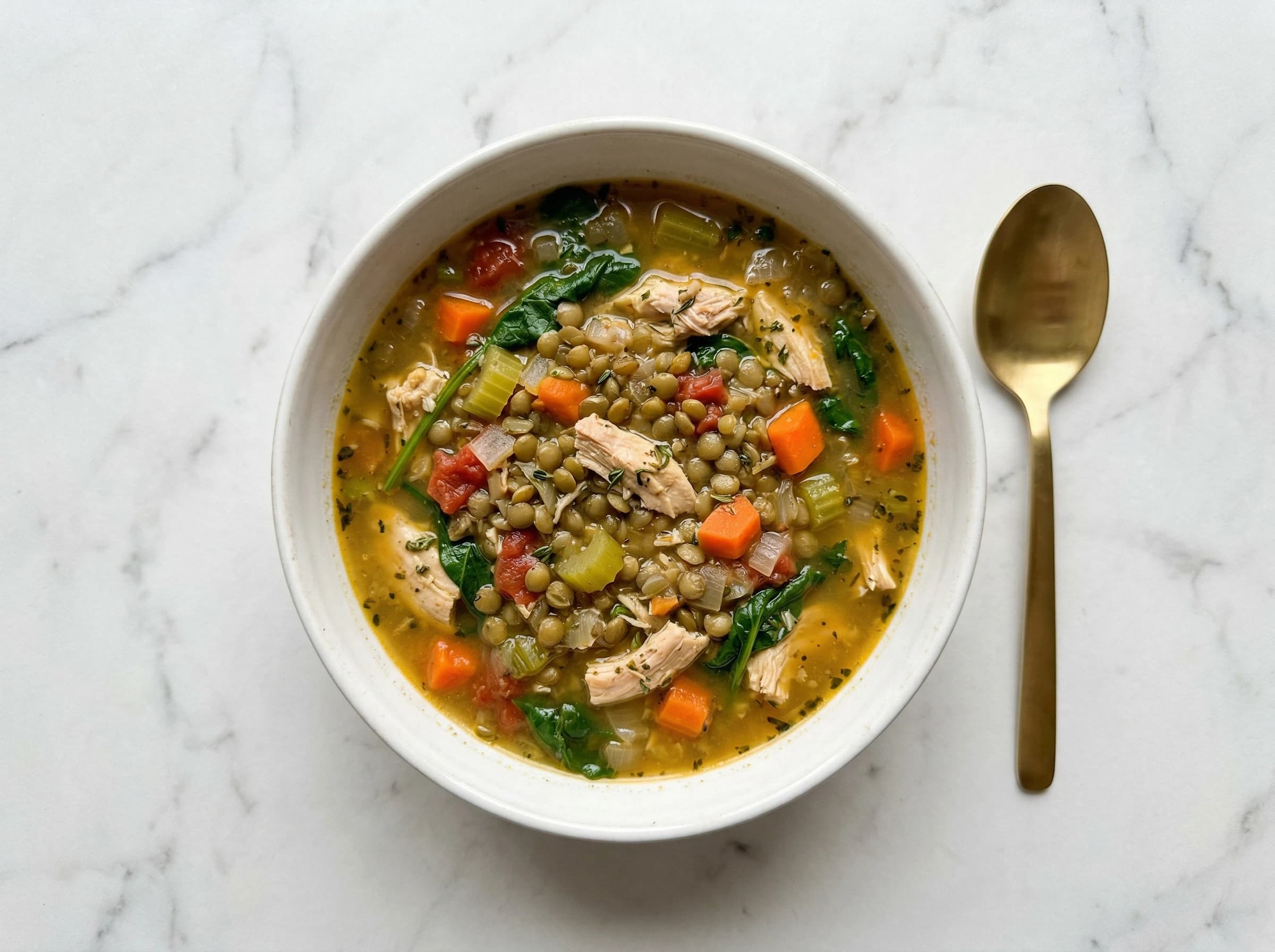 Chicken, Lentil & Vegetable Soup
