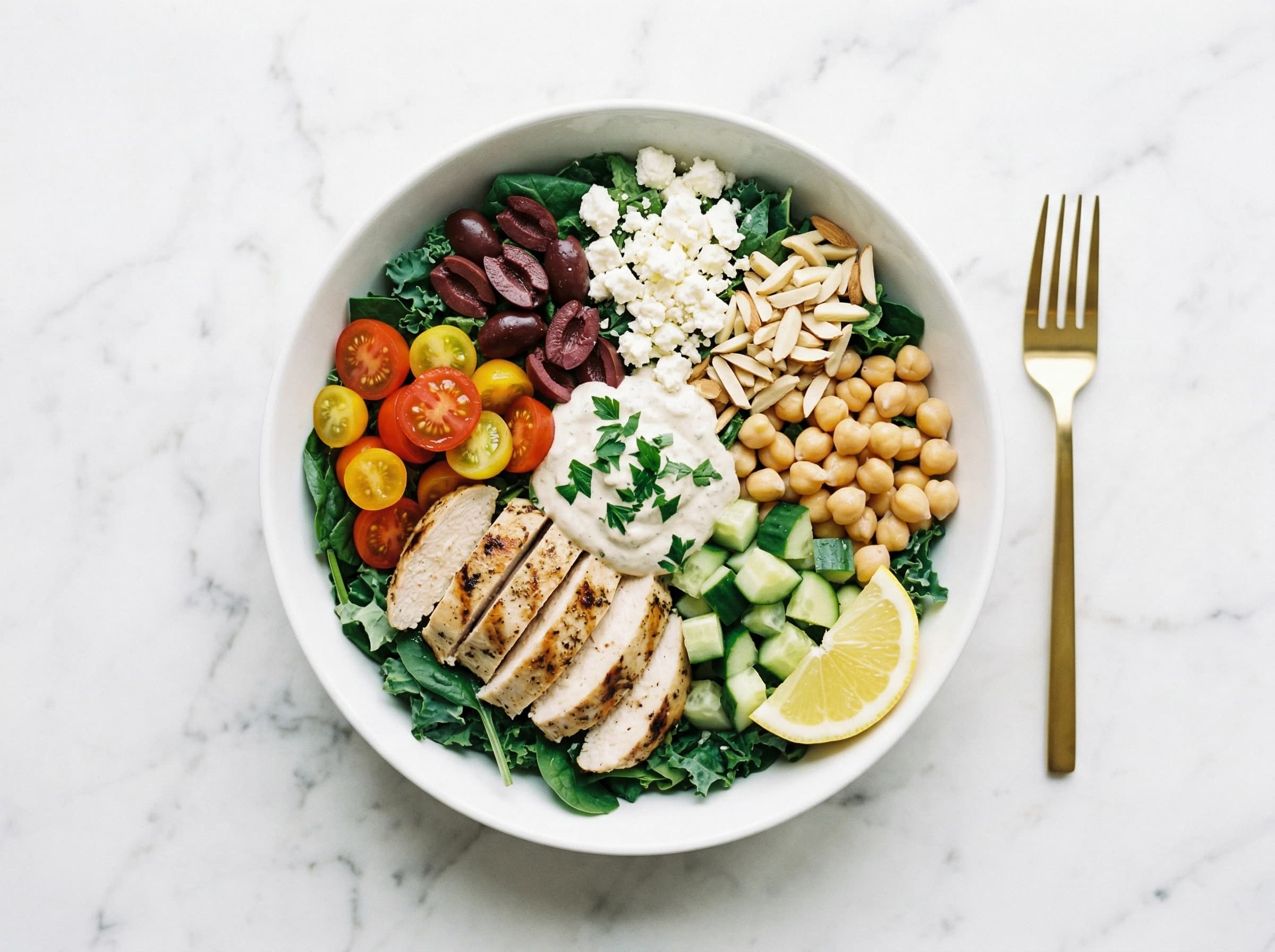 Greek Chicken Powerhouse Salad