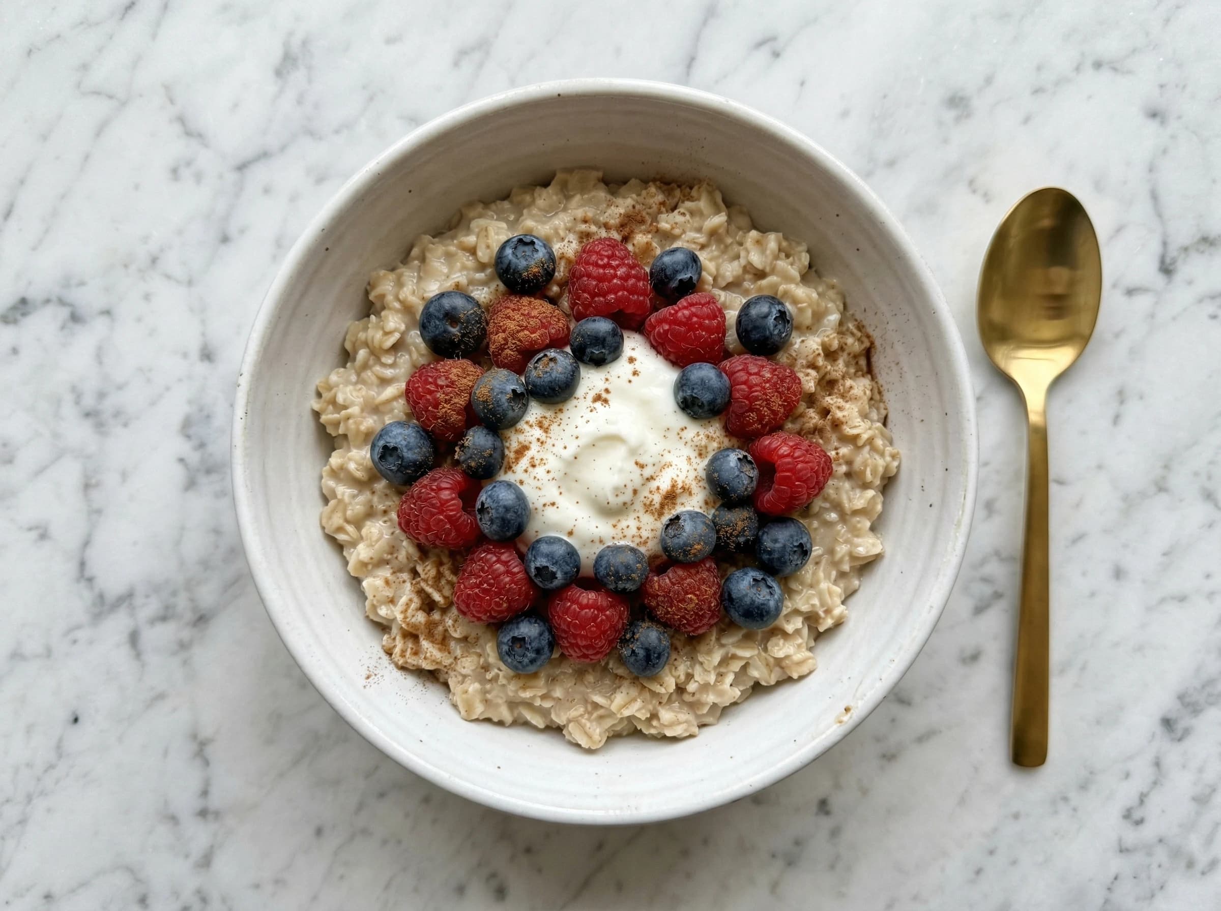 High Protein Oats & Berries Bowl