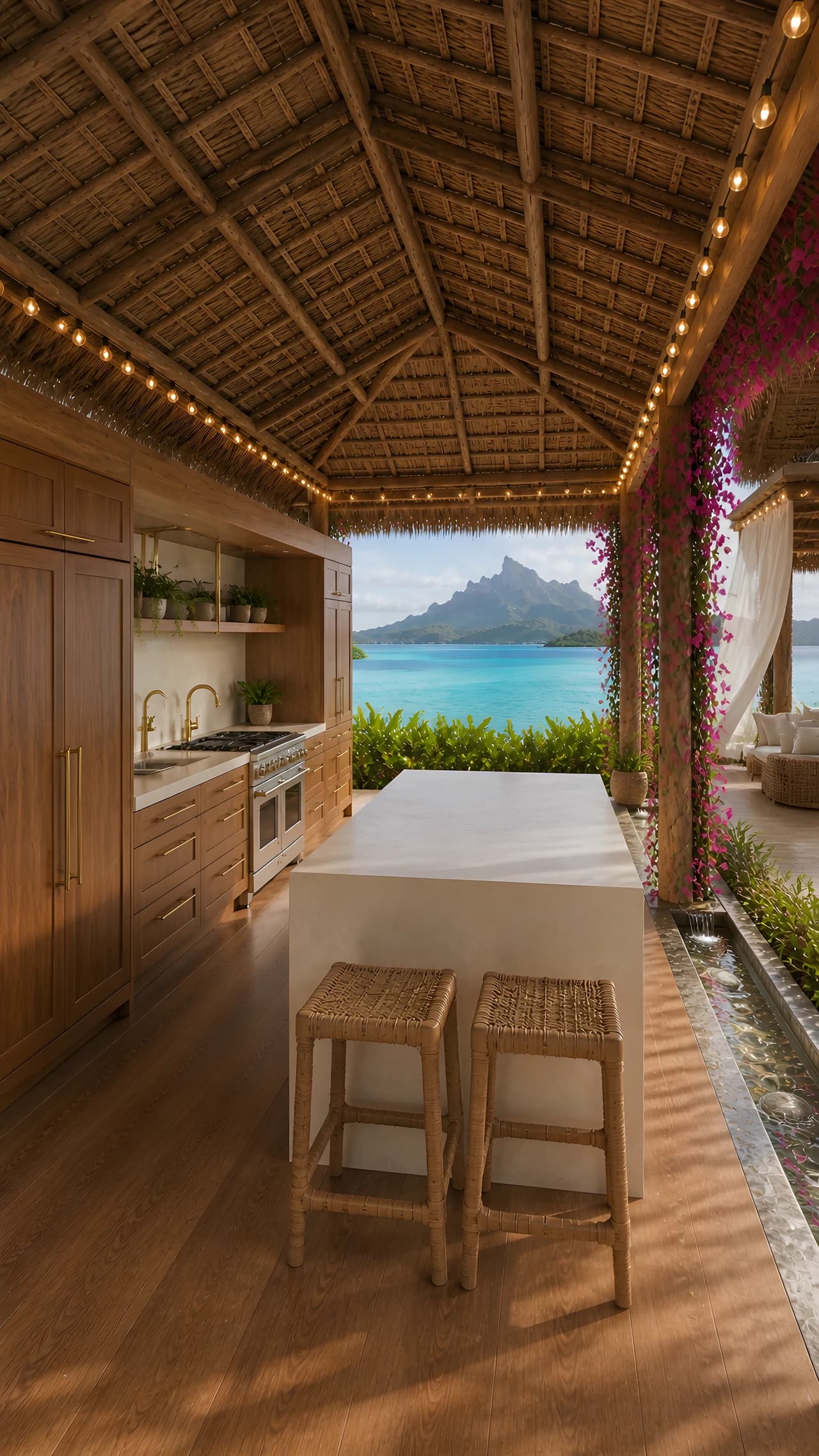 Rosie’s open-air kitchen